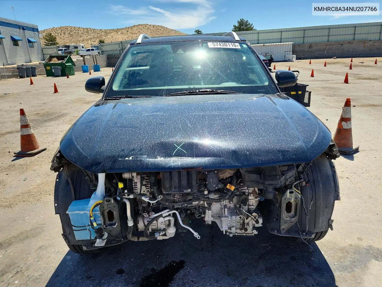 2022 Hyundai Venue Sel VIN: KMHRC8A34NU207766 Lot: 57430116
