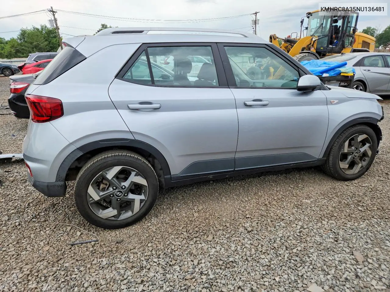 2022 Hyundai Venue Sel VIN: KMHRC8A35NU136481 Lot: 57446076