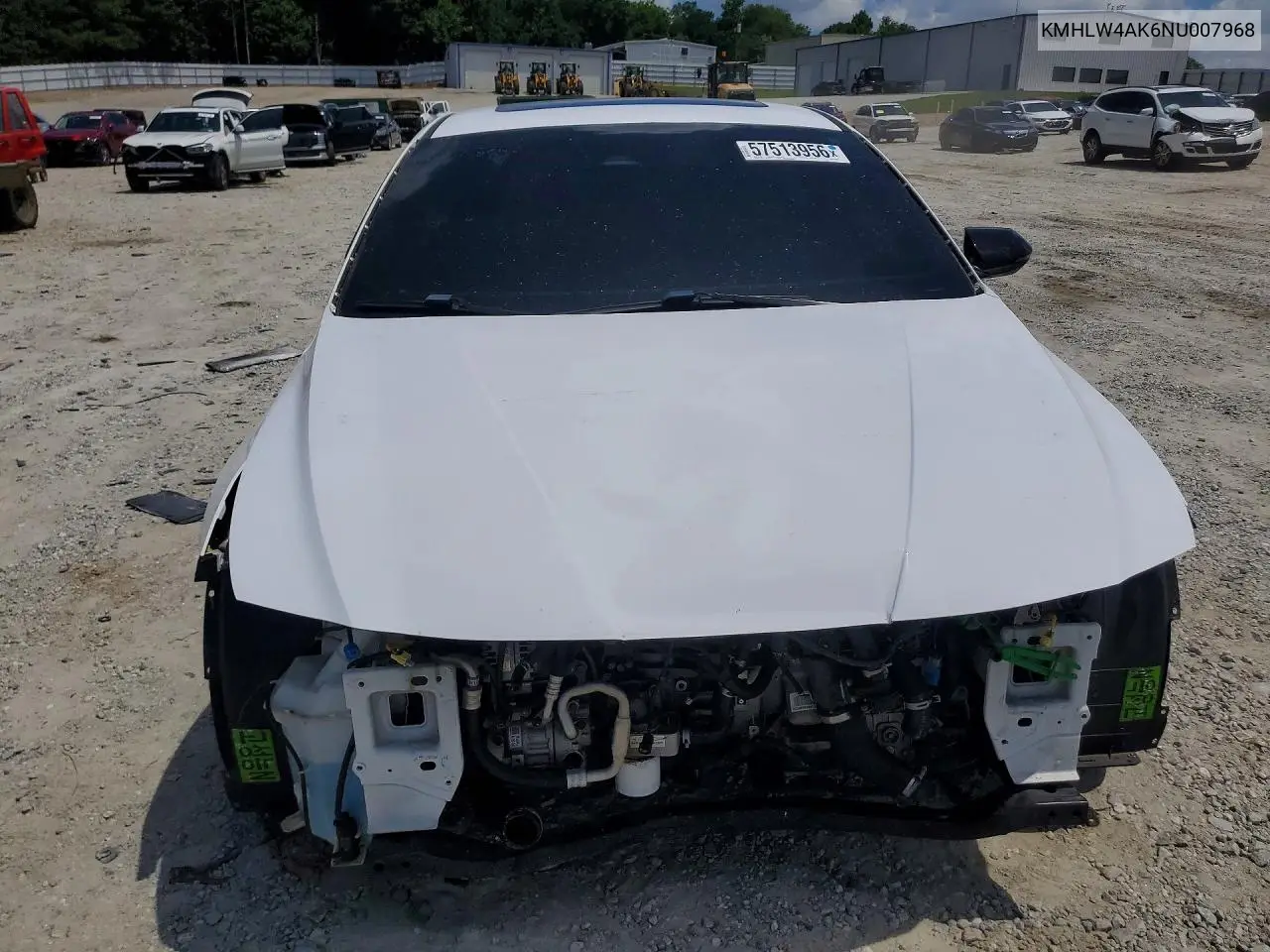 2022 Hyundai Elantra N Base VIN: KMHLW4AK6NU007968 Lot: 57513956