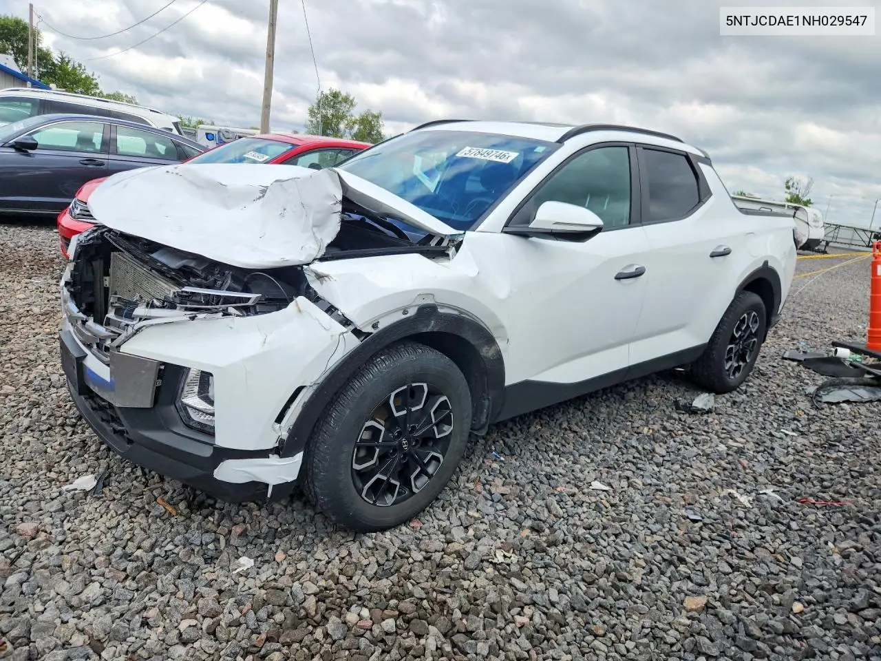2022 Hyundai Santa Cruz Sel VIN: 5NTJCDAE1NH029547 Lot: 57849746