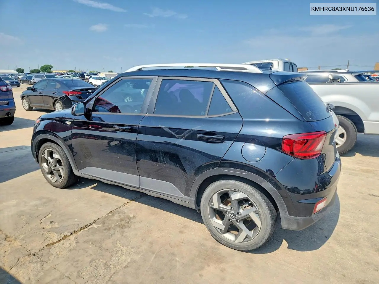2022 Hyundai Venue Sel VIN: KMHRC8A3XNU176636 Lot: 57912536