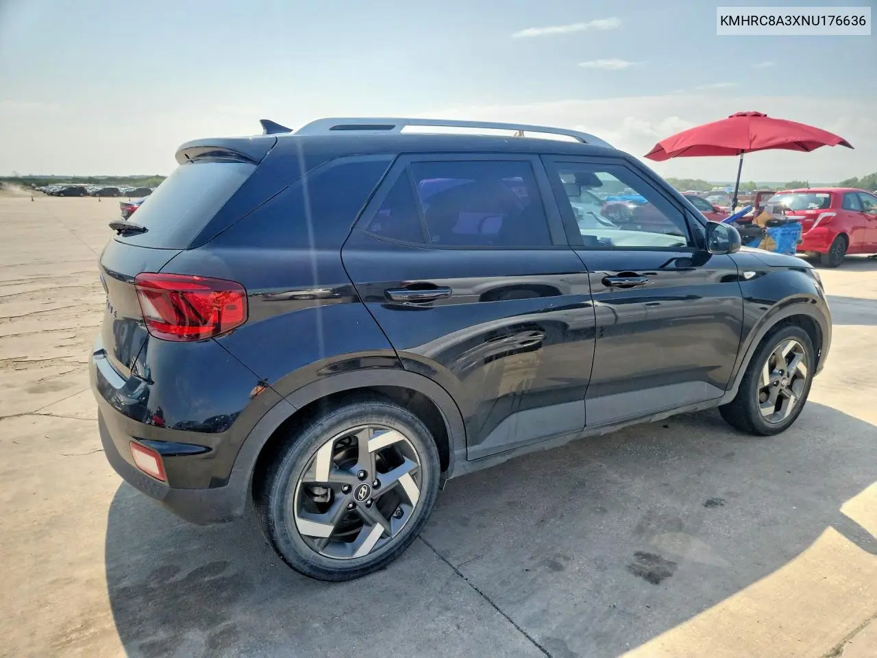 2022 Hyundai Venue Sel VIN: KMHRC8A3XNU176636 Lot: 57912536
