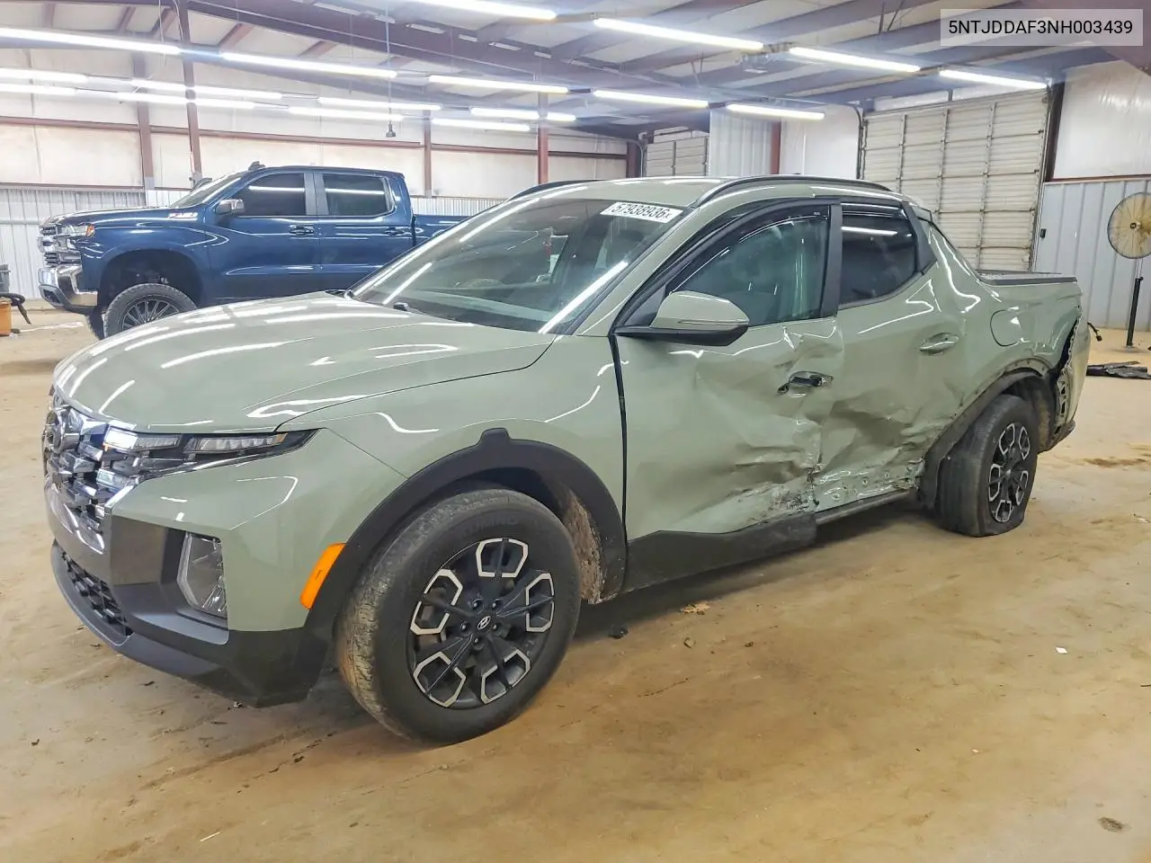2022 Hyundai Santa Cruz Sel Premium VIN: 5NTJDDAF3NH003439 Lot: 57938936