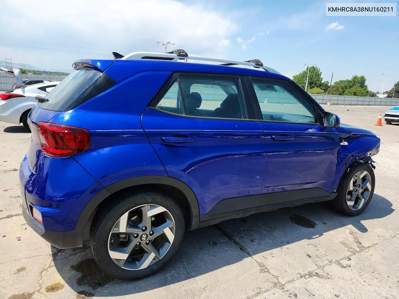2022 Hyundai Venue Sel VIN: KMHRC8A38NU160211 Lot: 57940096