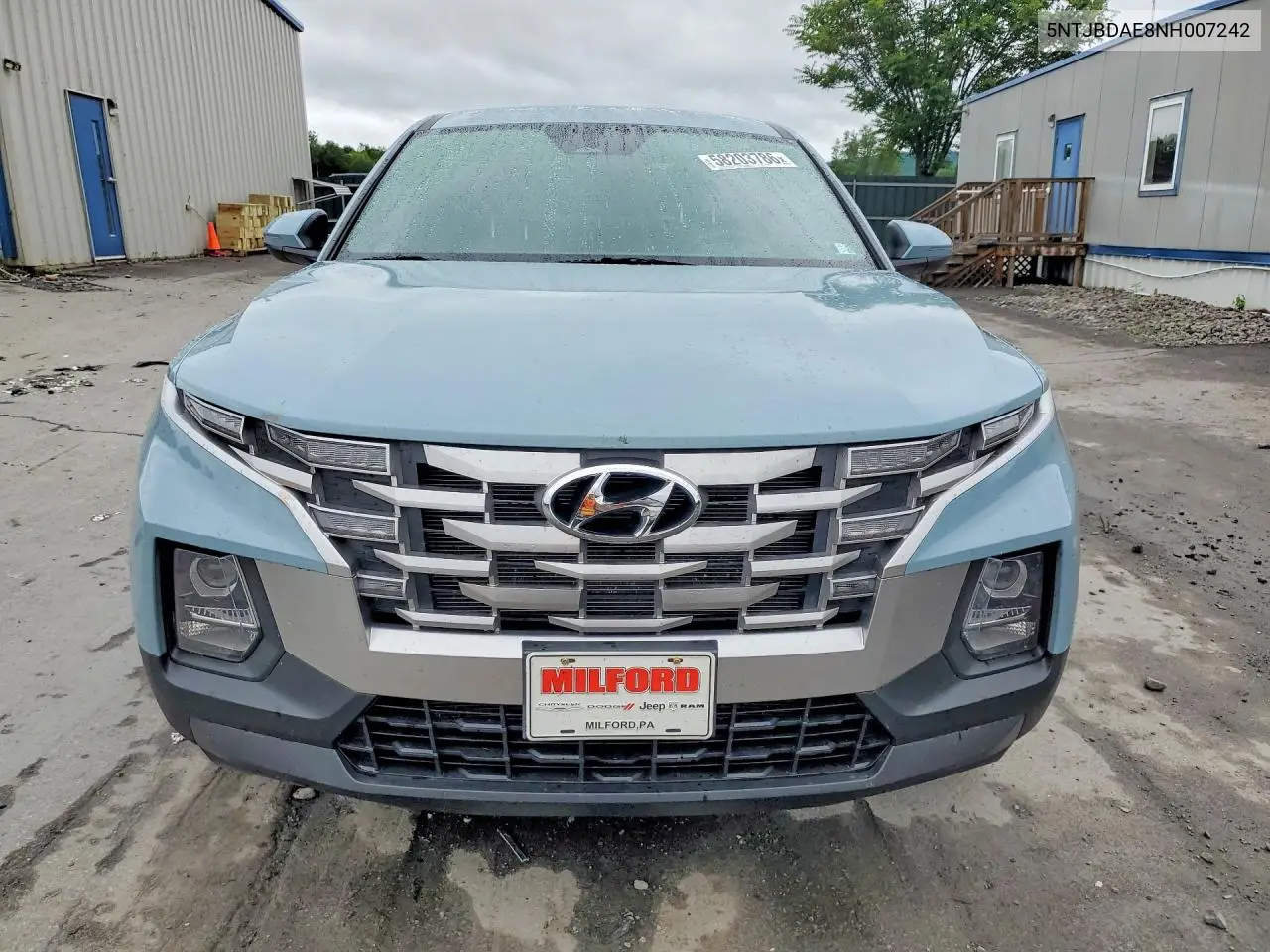 2022 Hyundai Santa Cruz Sel VIN: 5NTJBDAE8NH007242 Lot: 58203786