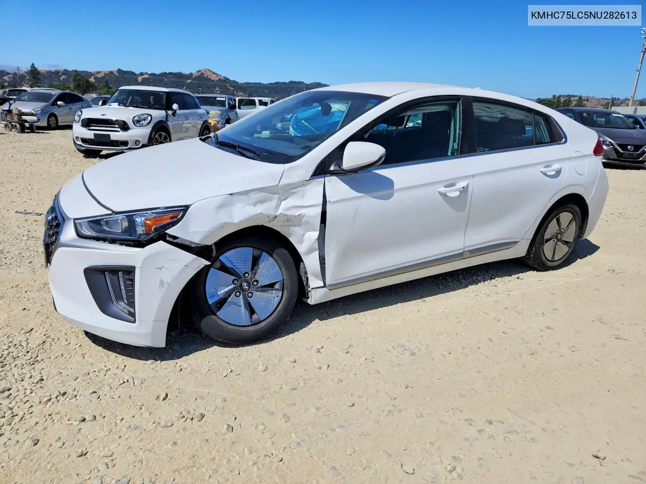 2022 Hyundai Ioniq Se VIN: KMHC75LC5NU282613 Lot: 58412406