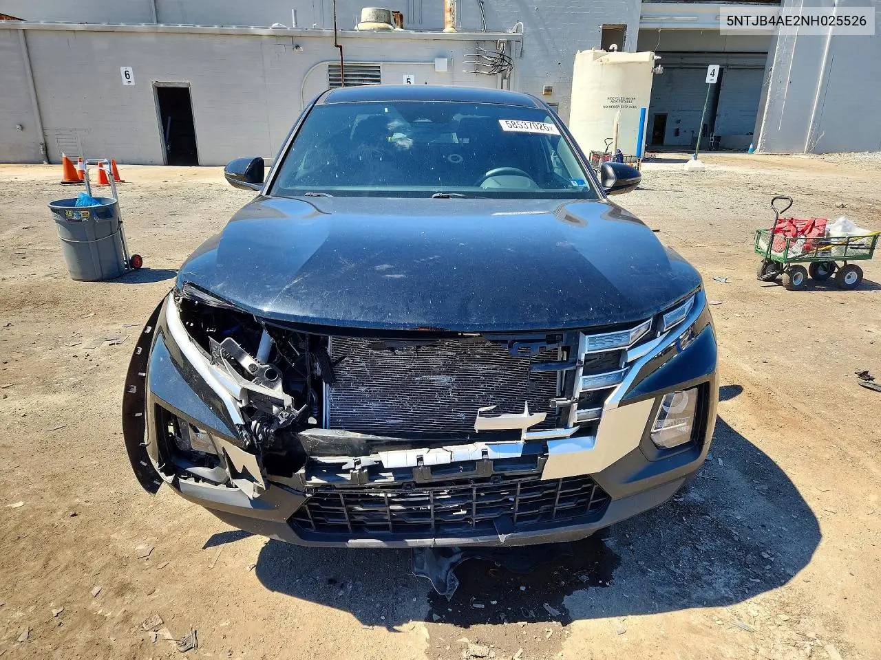 2022 Hyundai Santa Cruz Sel VIN: 5NTJB4AE2NH025526 Lot: 58537026