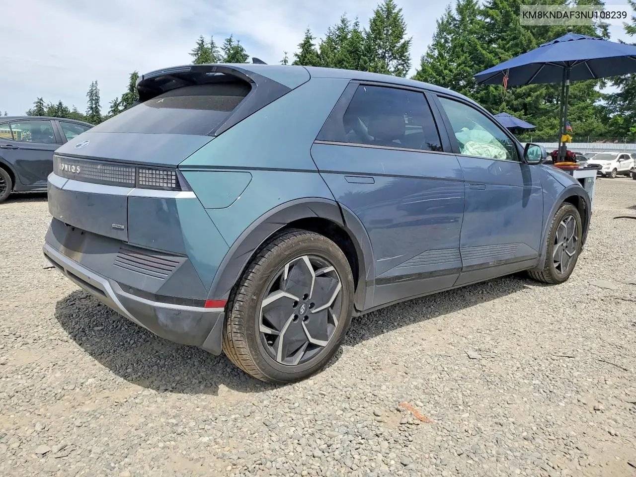 2022 Hyundai Ioniq 5 Sel VIN: KM8KNDAF3NU108239 Lot: 58602616