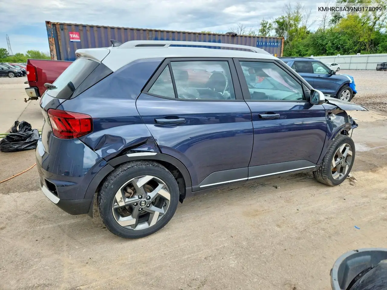 2022 Hyundai Venue Limited VIN: KMHRC8A39NU178099 Lot: 58910956