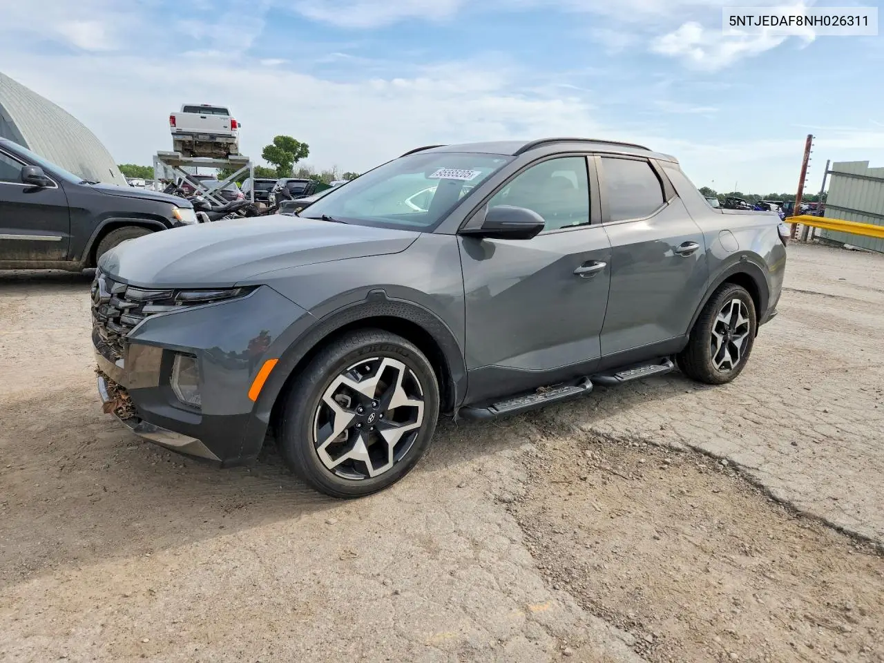 2022 Hyundai Santa Cruz Limited VIN: 5NTJEDAF8NH026311 Lot: 95585205