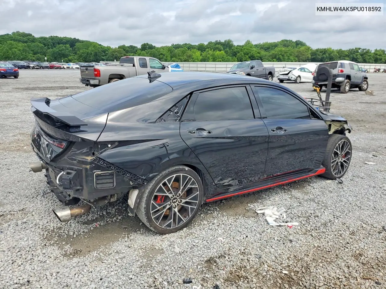 2023 Hyundai Elantra N Base VIN: KMHLW4AK5PU018592 Lot: 54556276