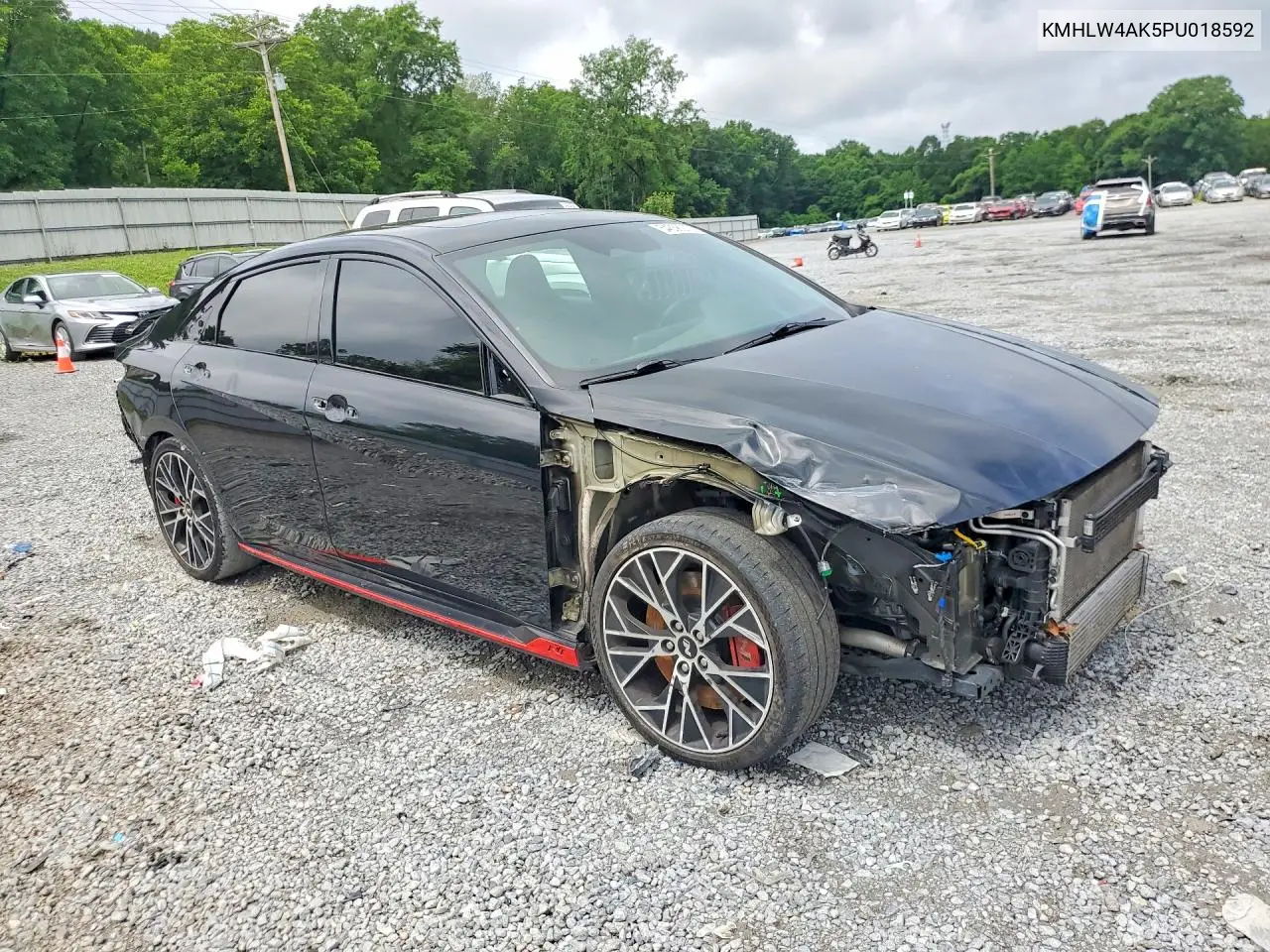 2023 Hyundai Elantra N Base VIN: KMHLW4AK5PU018592 Lot: 54556276