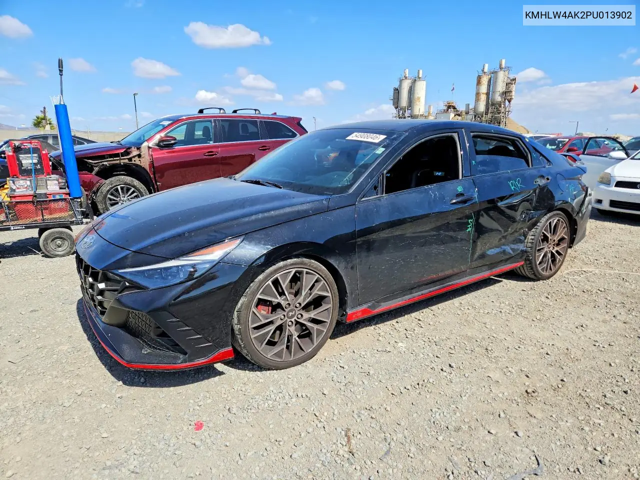 2023 Hyundai Elantra N Base VIN: KMHLW4AK2PU013902 Lot: 54908046