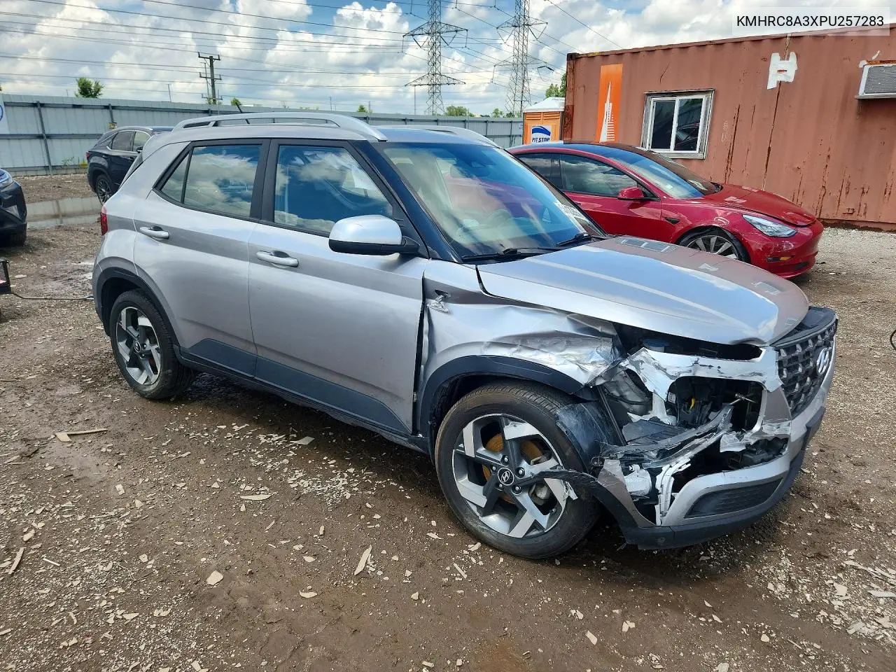 2023 Hyundai Venue Sel VIN: KMHRC8A3XPU257283 Lot: 56122866