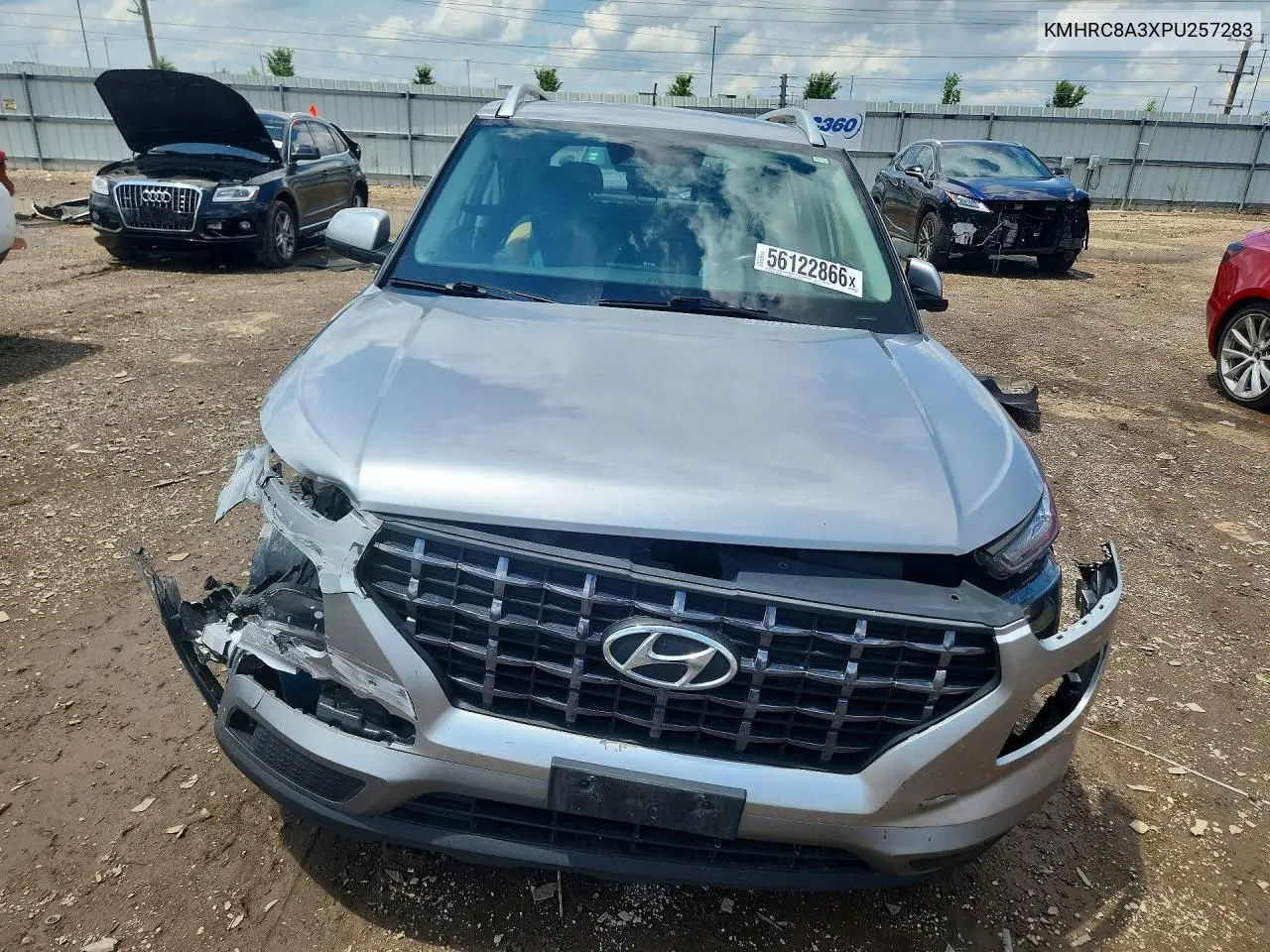 2023 Hyundai Venue Sel VIN: KMHRC8A3XPU257283 Lot: 56122866