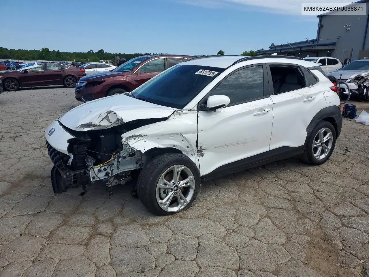2023 Hyundai Kona Sel VIN: KM8K62ABXPU038871 Lot: 57460926