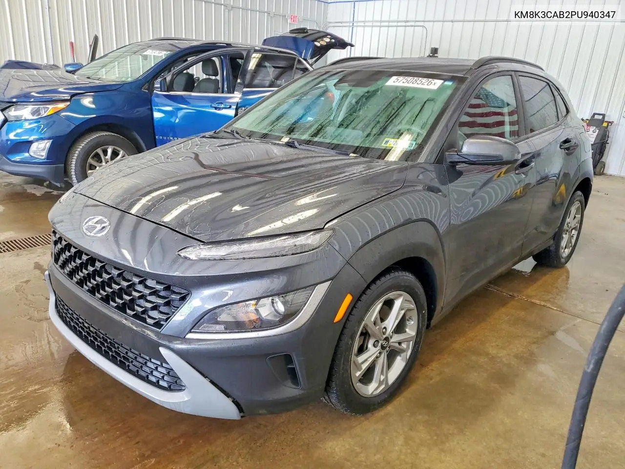 2023 Hyundai Kona Sel VIN: KM8K3CAB2PU940347 Lot: 57508526