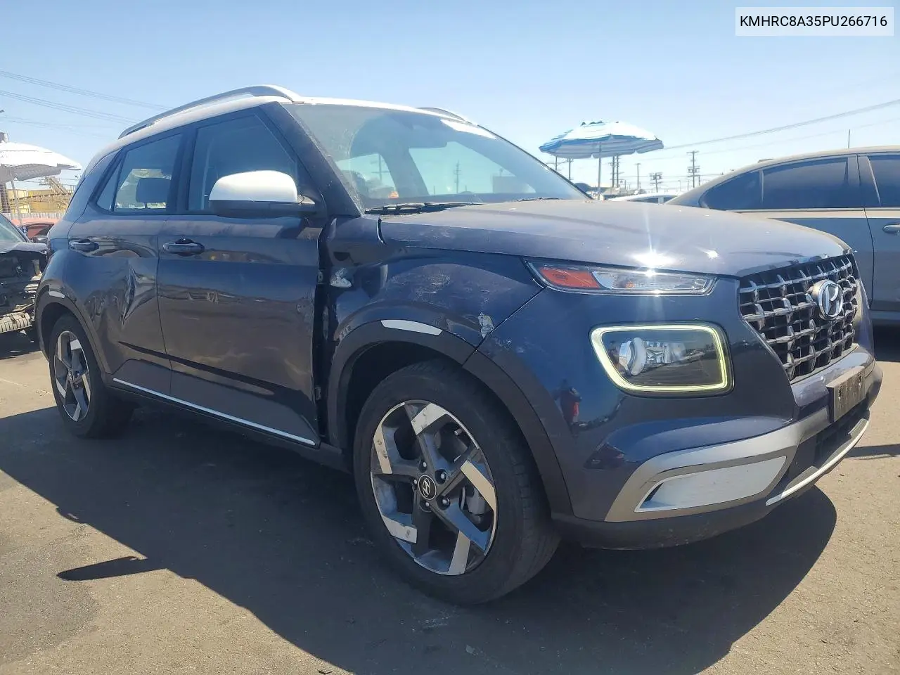 2023 Hyundai Venue Limited VIN: KMHRC8A35PU266716 Lot: 57555706