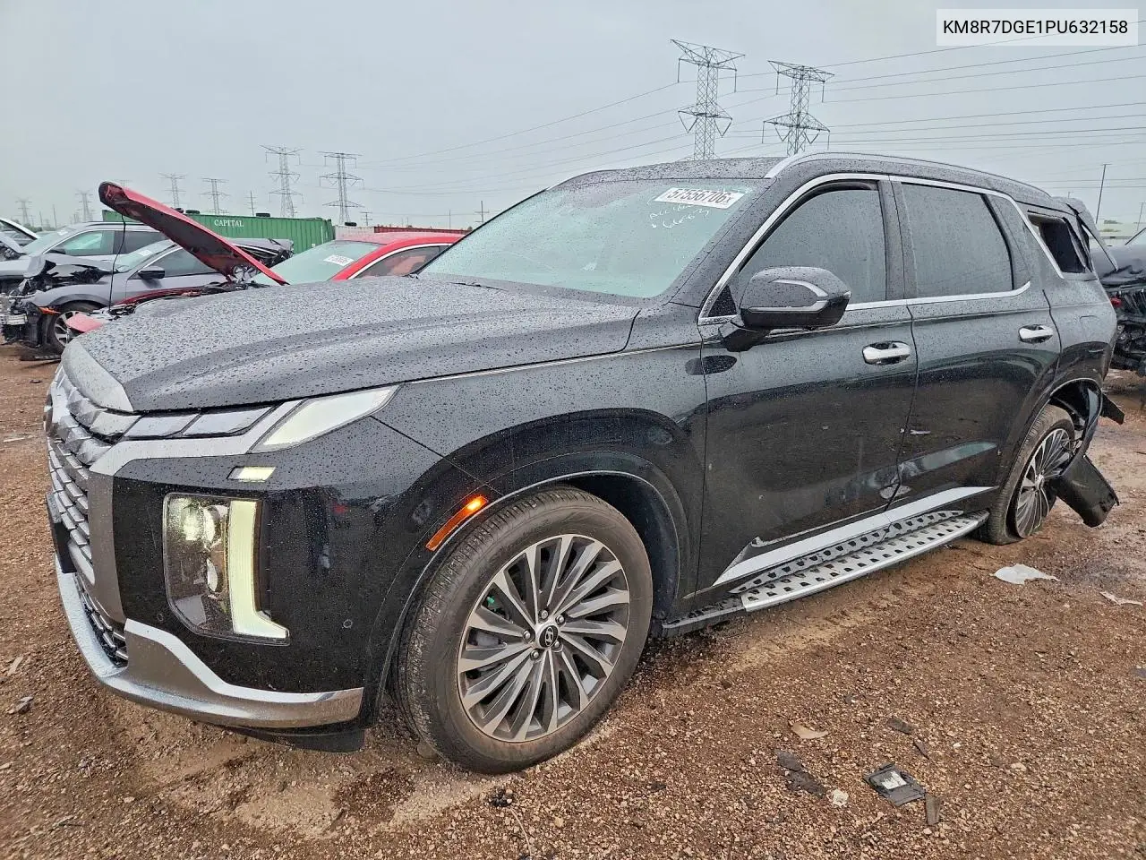 2023 Hyundai Palisade Calligraphy VIN: KM8R7DGE1PU632158 Lot: 57556706