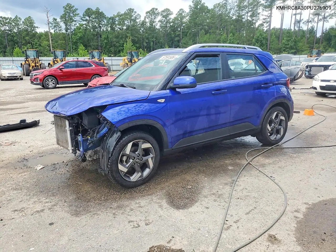 2023 Hyundai Venue Sel VIN: KMHRC8A30PU276909 Lot: 57591506