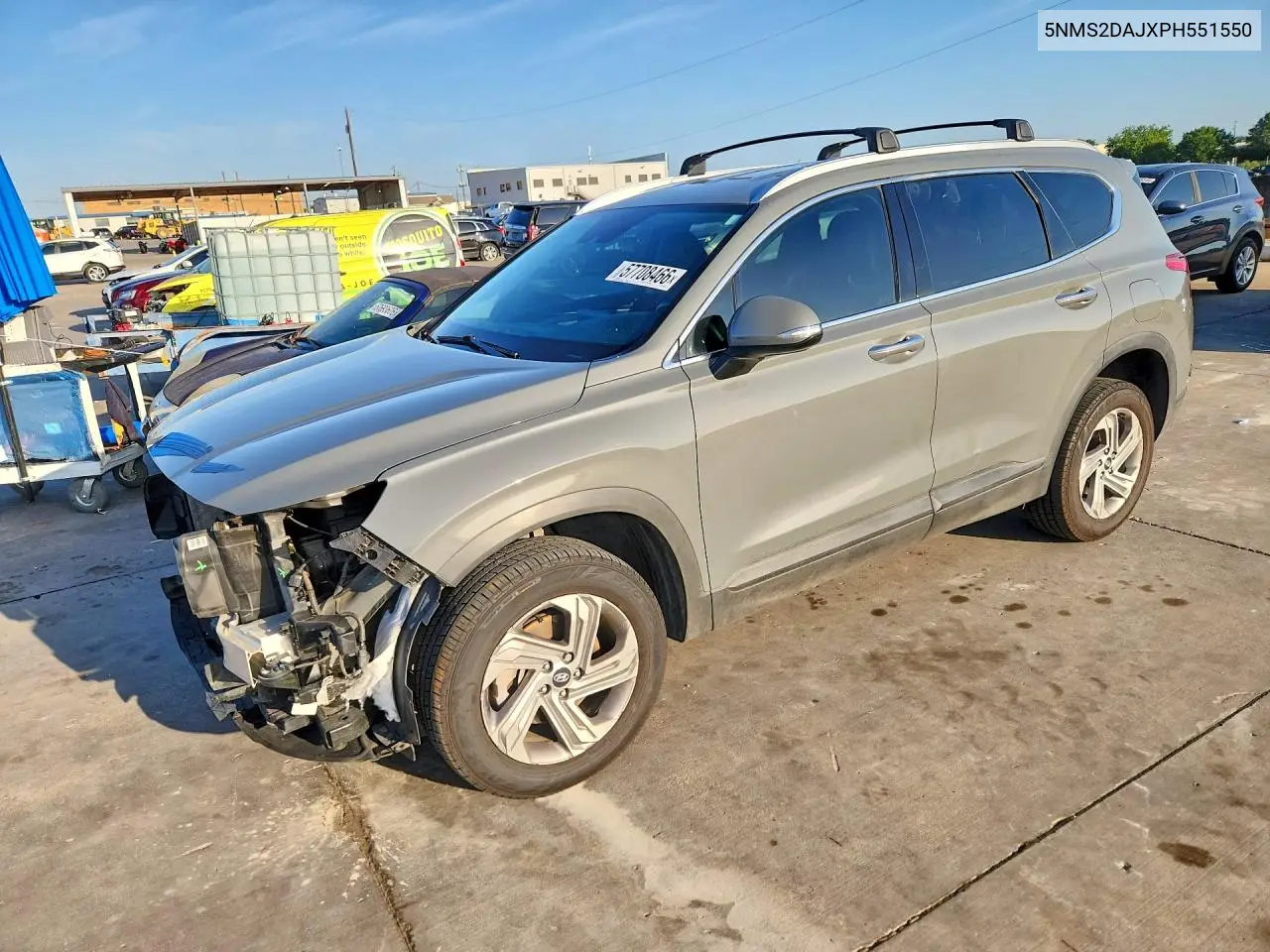 2023 Hyundai Santa Fe Sel VIN: 5NMS2DAJXPH551550 Lot: 57708466