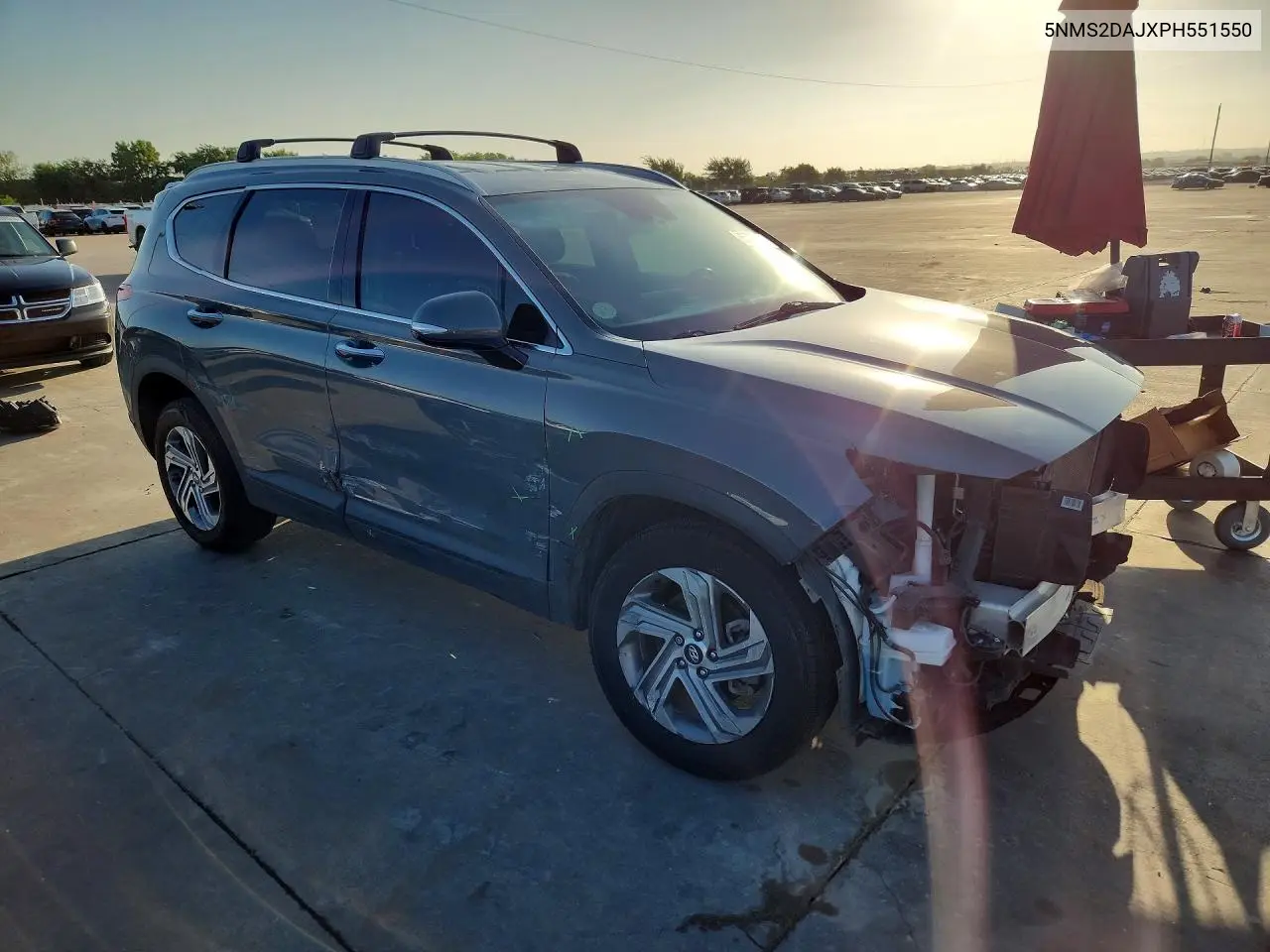 2023 Hyundai Santa Fe Sel VIN: 5NMS2DAJXPH551550 Lot: 57708466