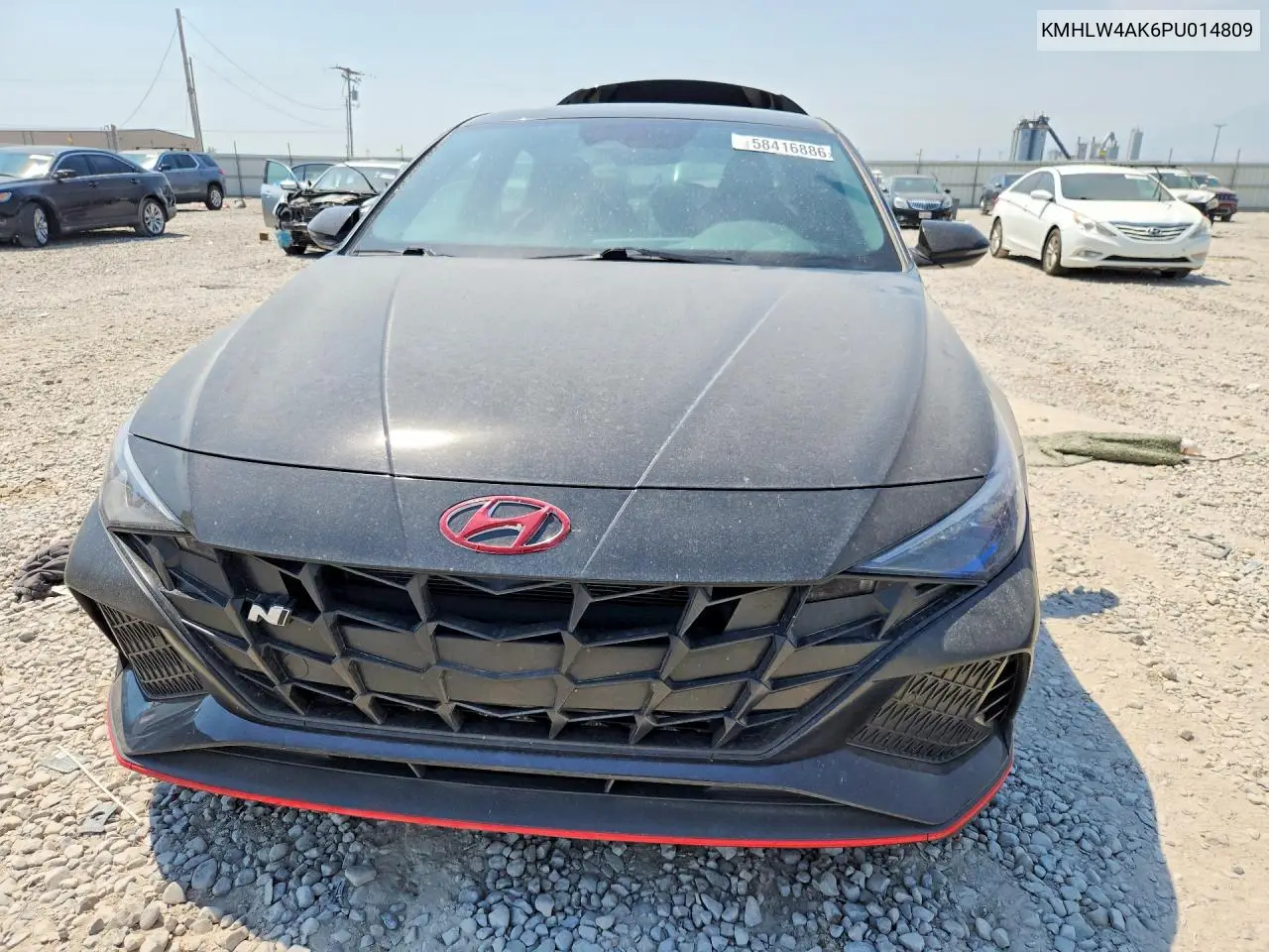 2023 Hyundai Elantra N Base VIN: KMHLW4AK6PU014809 Lot: 58416886