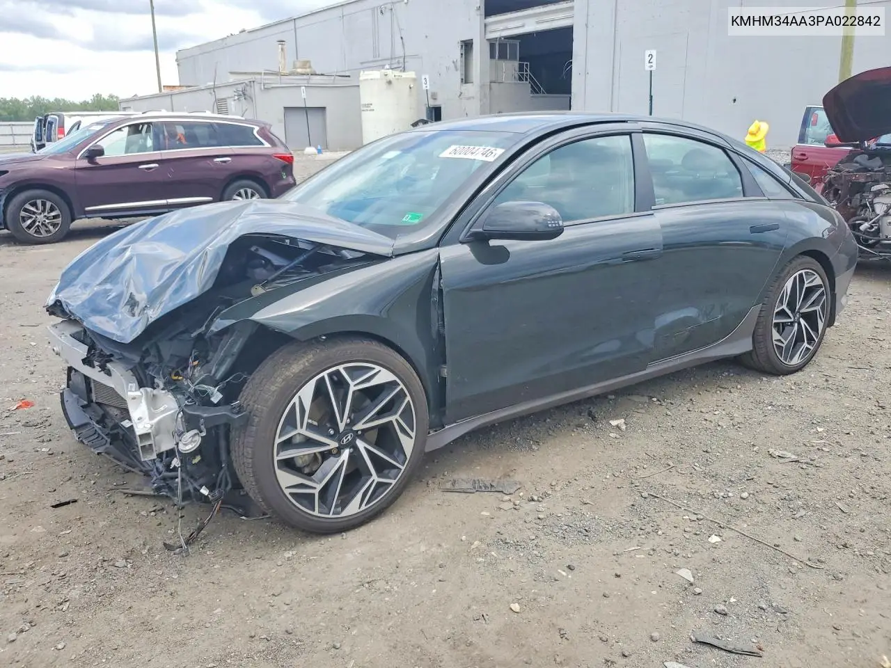 2023 Hyundai Ioniq 6 Sel VIN: KMHM34AA3PA022842 Lot: 60004746