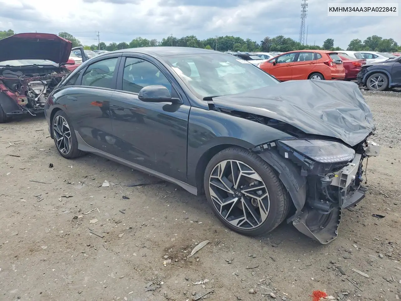 2023 Hyundai Ioniq 6 Sel VIN: KMHM34AA3PA022842 Lot: 60004746