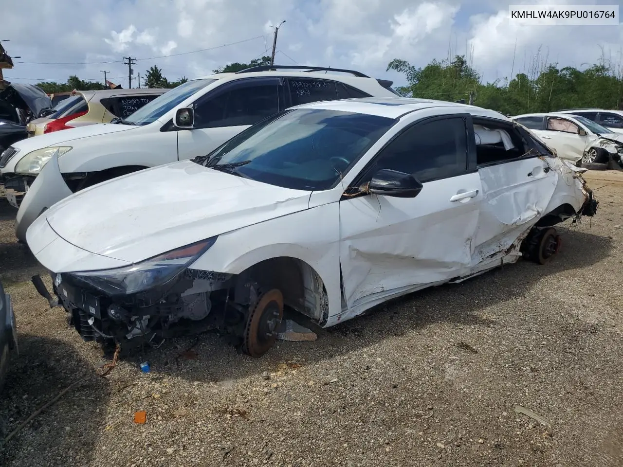 2023 Hyundai Elantra N VIN: KMHLW4AK9PU016764 Lot: 92908935