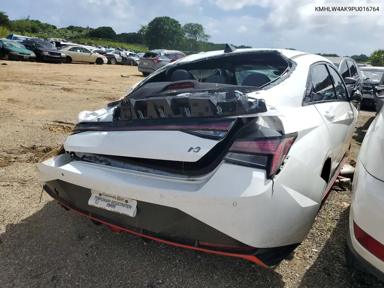2023 Hyundai Elantra N VIN: KMHLW4AK9PU016764 Lot: 92908935