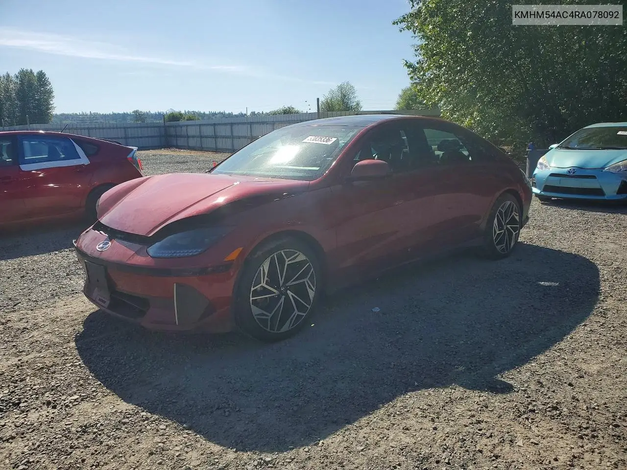 2024 Hyundai Ioniq 6 Limited VIN: KMHM54AC4RA078092 Lot: 53835336