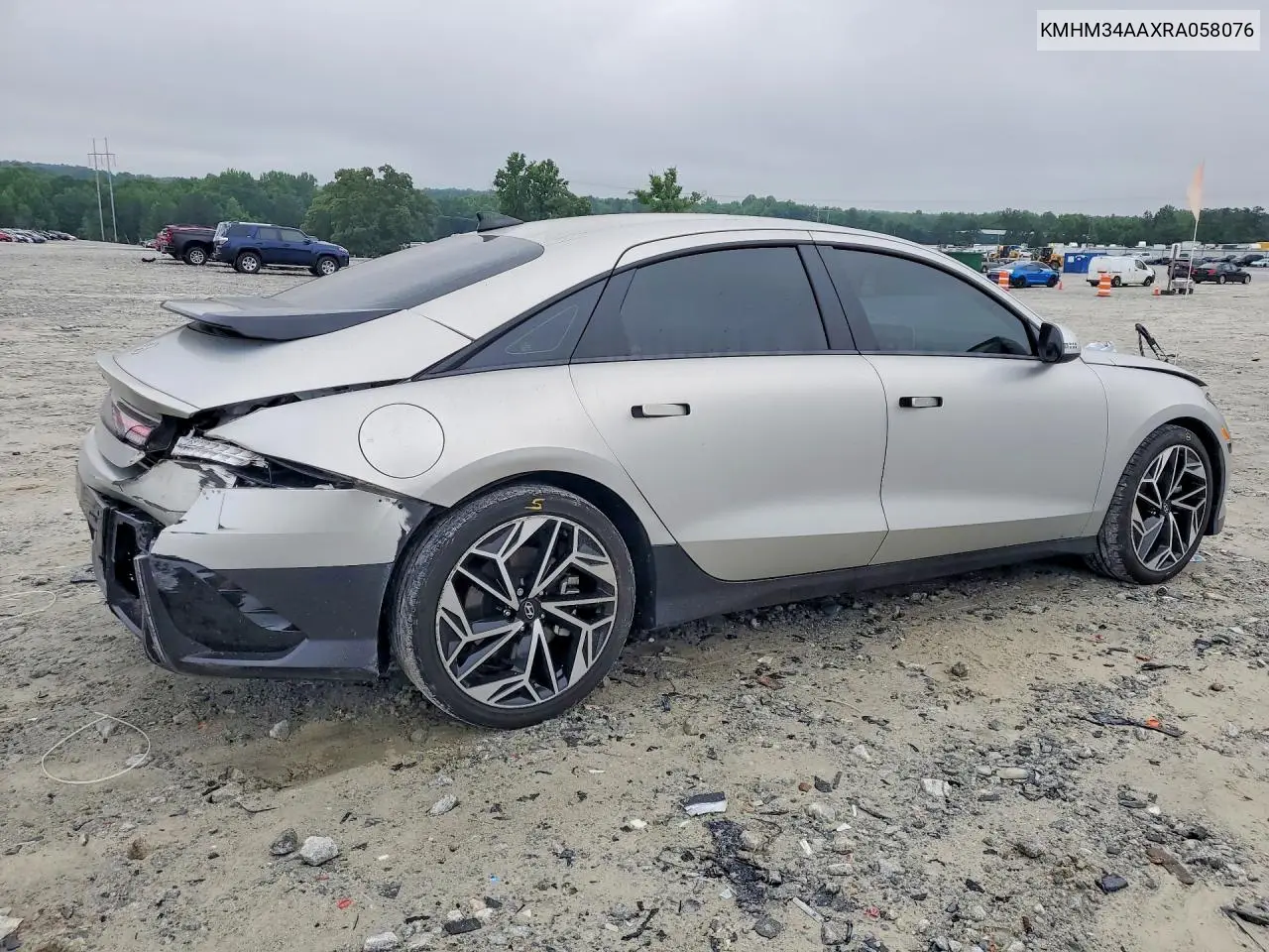 2024 Hyundai Ioniq 6 Sel VIN: KMHM34AAXRA058076 Lot: 54267836