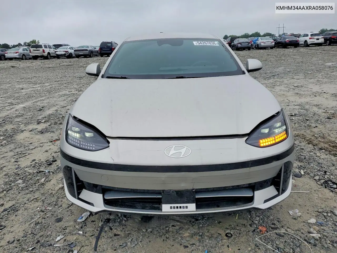 2024 Hyundai Ioniq 6 Sel VIN: KMHM34AAXRA058076 Lot: 54267836