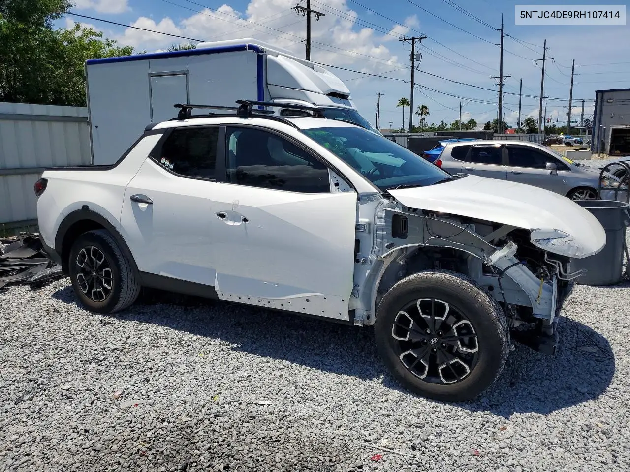 2024 Hyundai Santa Cruz Sel VIN: 5NTJC4DE9RH107414 Lot: 54336656