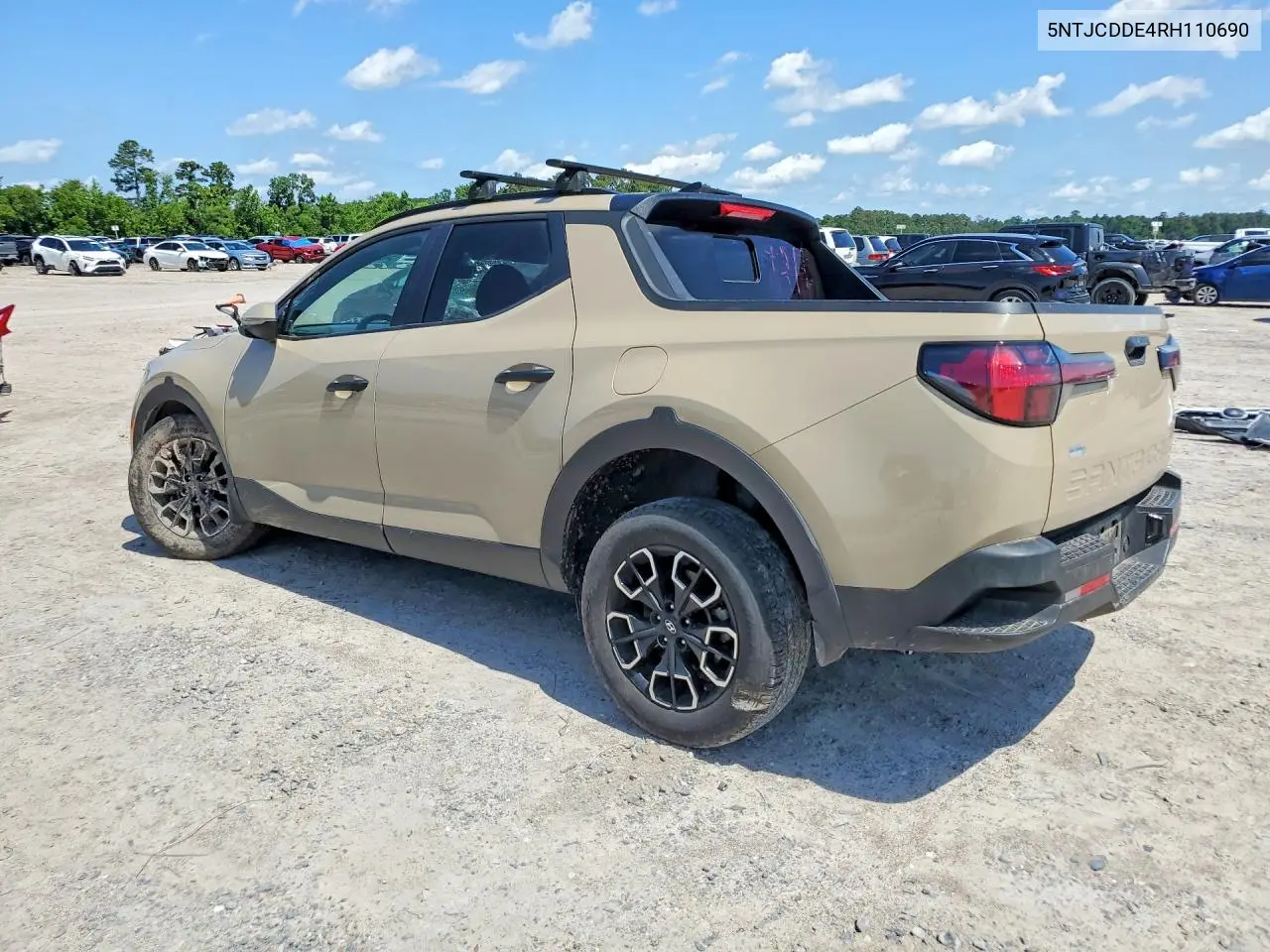 2024 Hyundai Santa Cruz Sel VIN: 5NTJCDDE4RH110690 Lot: 54614836