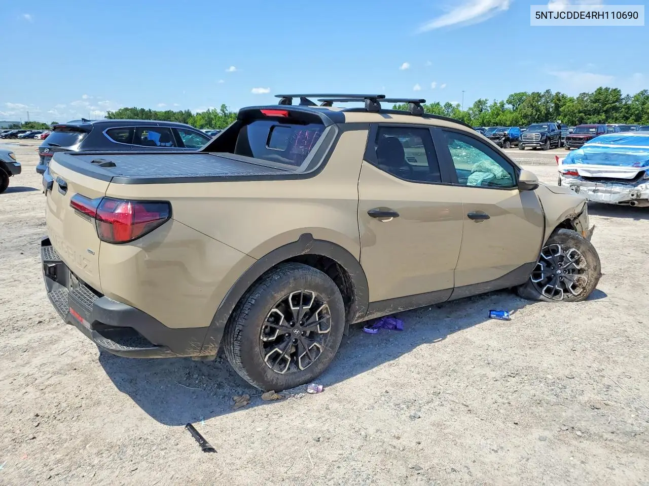 2024 Hyundai Santa Cruz Sel VIN: 5NTJCDDE4RH110690 Lot: 54614836