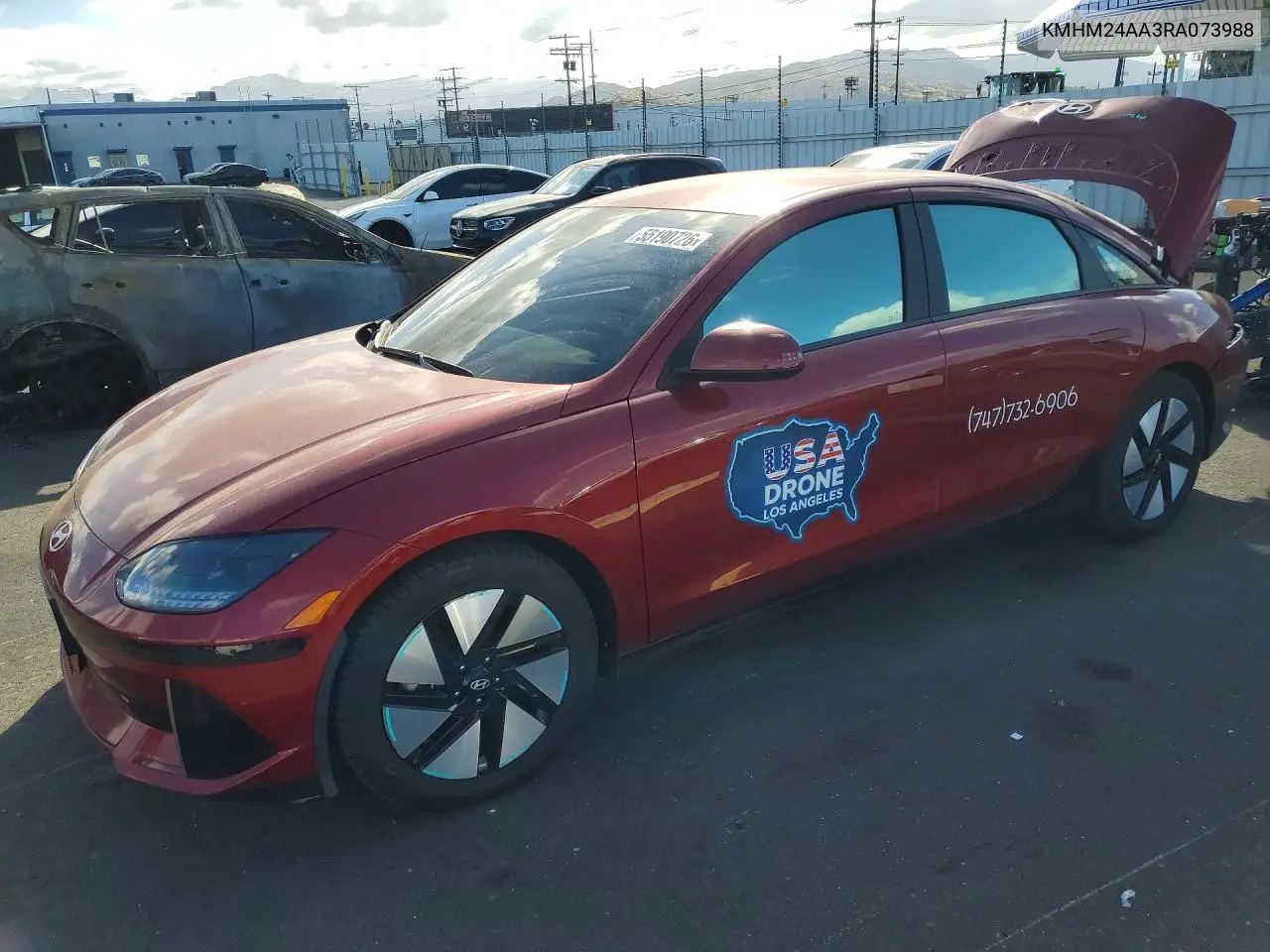 2024 Hyundai Ioniq 6 Se VIN: KMHM24AA3RA073988 Lot: 55190726