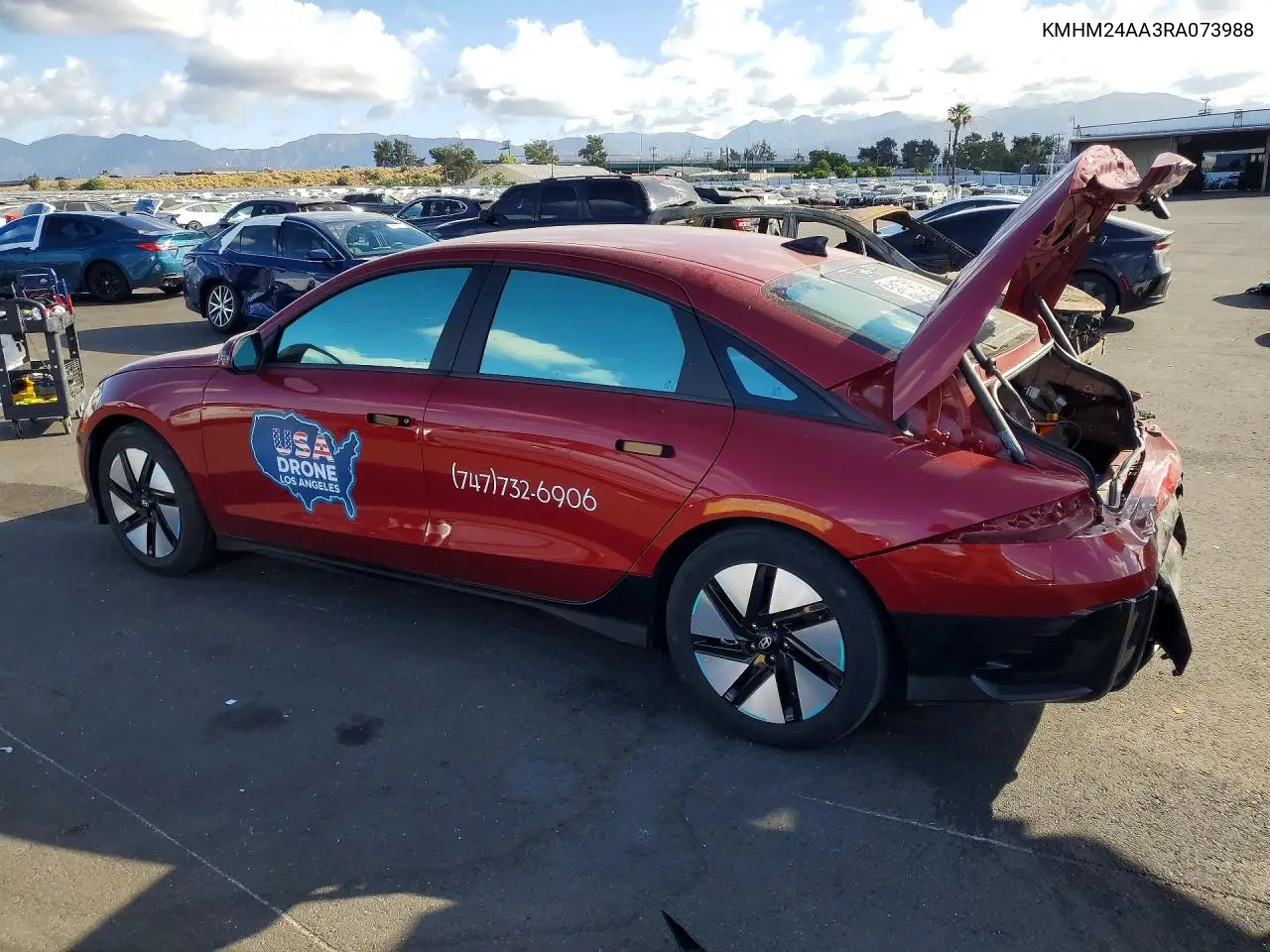 2024 Hyundai Ioniq 6 Se VIN: KMHM24AA3RA073988 Lot: 55190726