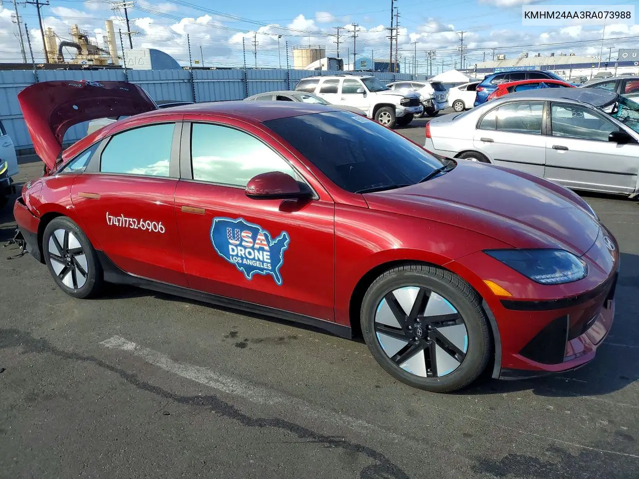 2024 Hyundai Ioniq 6 Se VIN: KMHM24AA3RA073988 Lot: 55190726