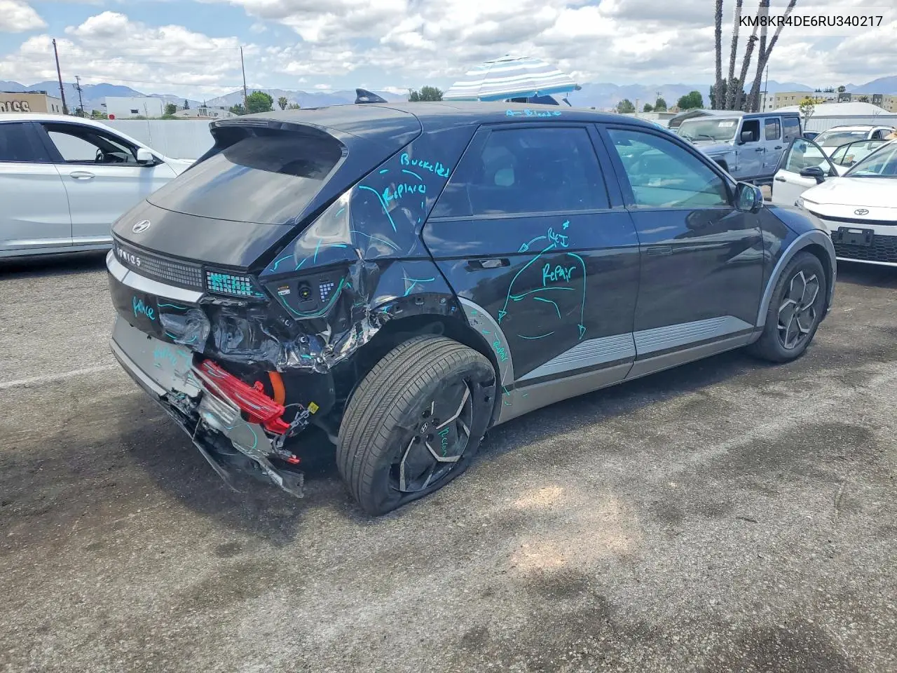 2024 Hyundai Ioniq 5 Limited VIN: KM8KR4DE6RU340217 Lot: 55381326