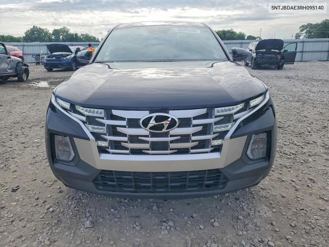 2024 Hyundai Santa Cruz Sel VIN: 5NTJBDAE3RH095140 Lot: 56583566