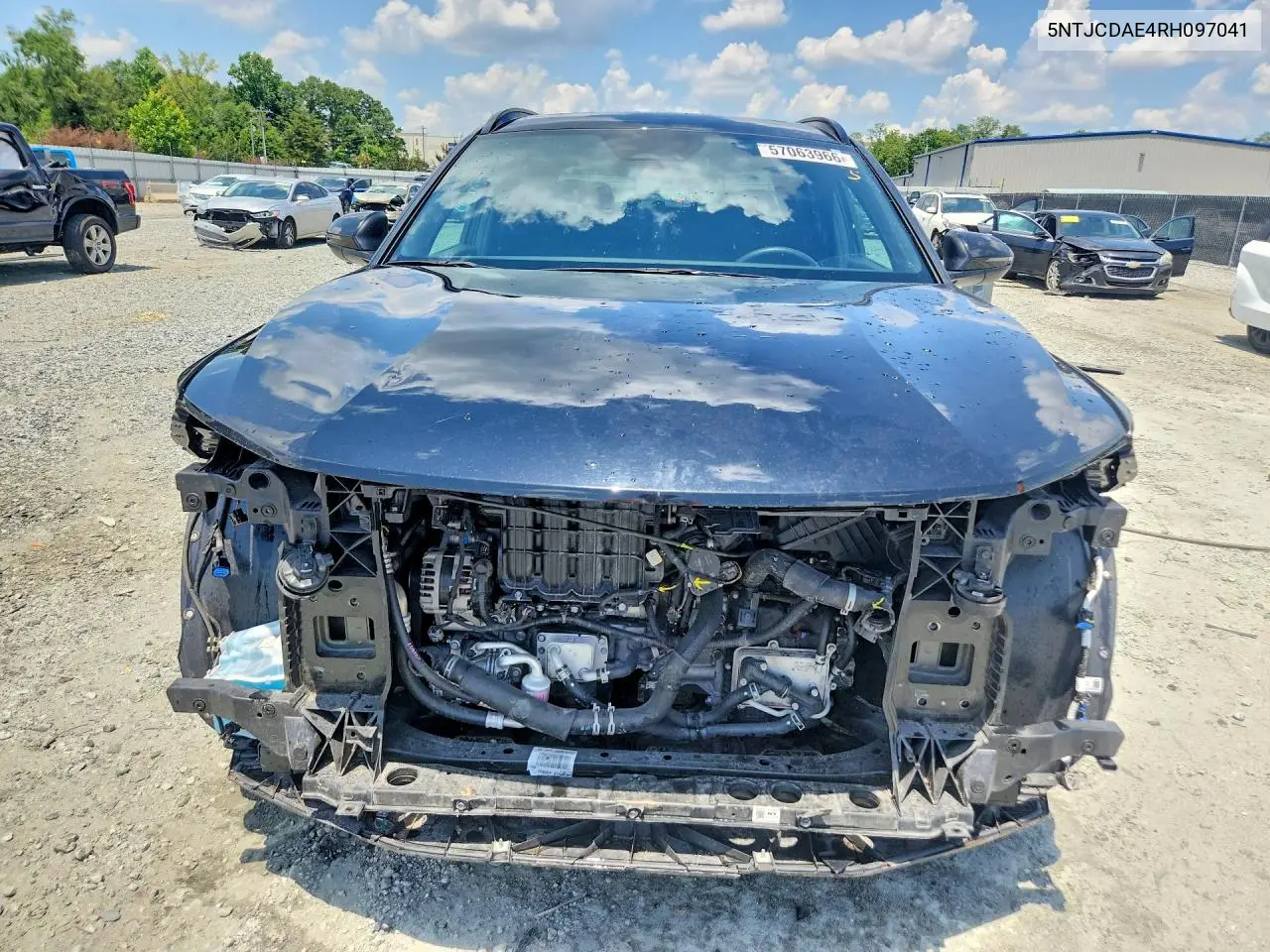 2024 Hyundai Santa Cruz Sel VIN: 5NTJCDAE4RH097041 Lot: 57063966
