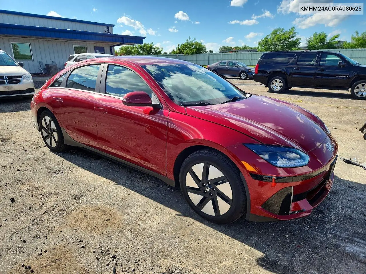 2024 Hyundai Ioniq 6 Se VIN: KMHM24AC0RA080625 Lot: 57306616