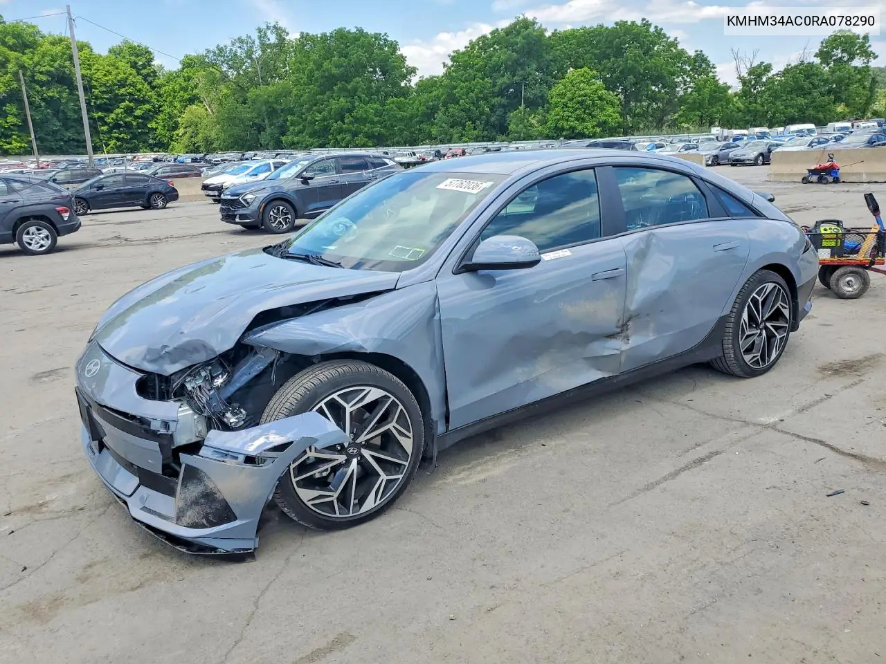 2024 Hyundai Ioniq 6 Sel VIN: KMHM34AC0RA078290 Lot: 57762036