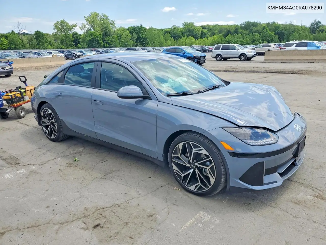 2024 Hyundai Ioniq 6 Sel VIN: KMHM34AC0RA078290 Lot: 57762036