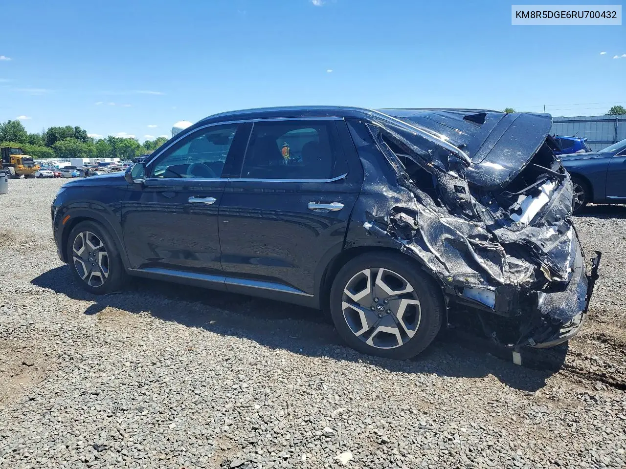2024 Hyundai Palisade Limited VIN: KM8R5DGE6RU700432 Lot: 57776246