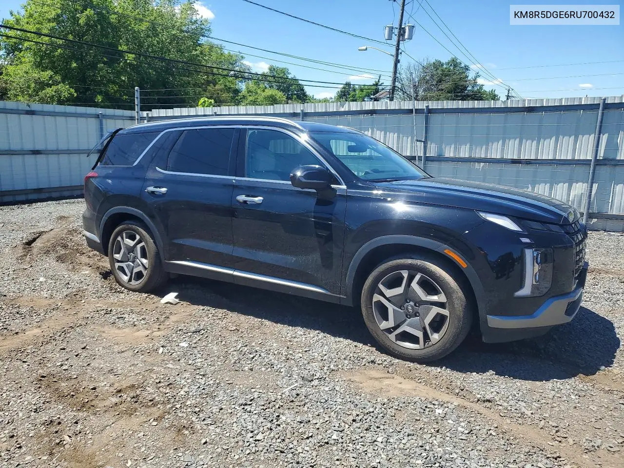 2024 Hyundai Palisade Limited VIN: KM8R5DGE6RU700432 Lot: 57776246