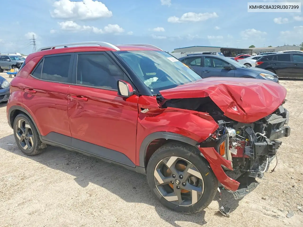 2024 Hyundai Venue Limited VIN: KMHRC8A32RU307399 Lot: 58088296