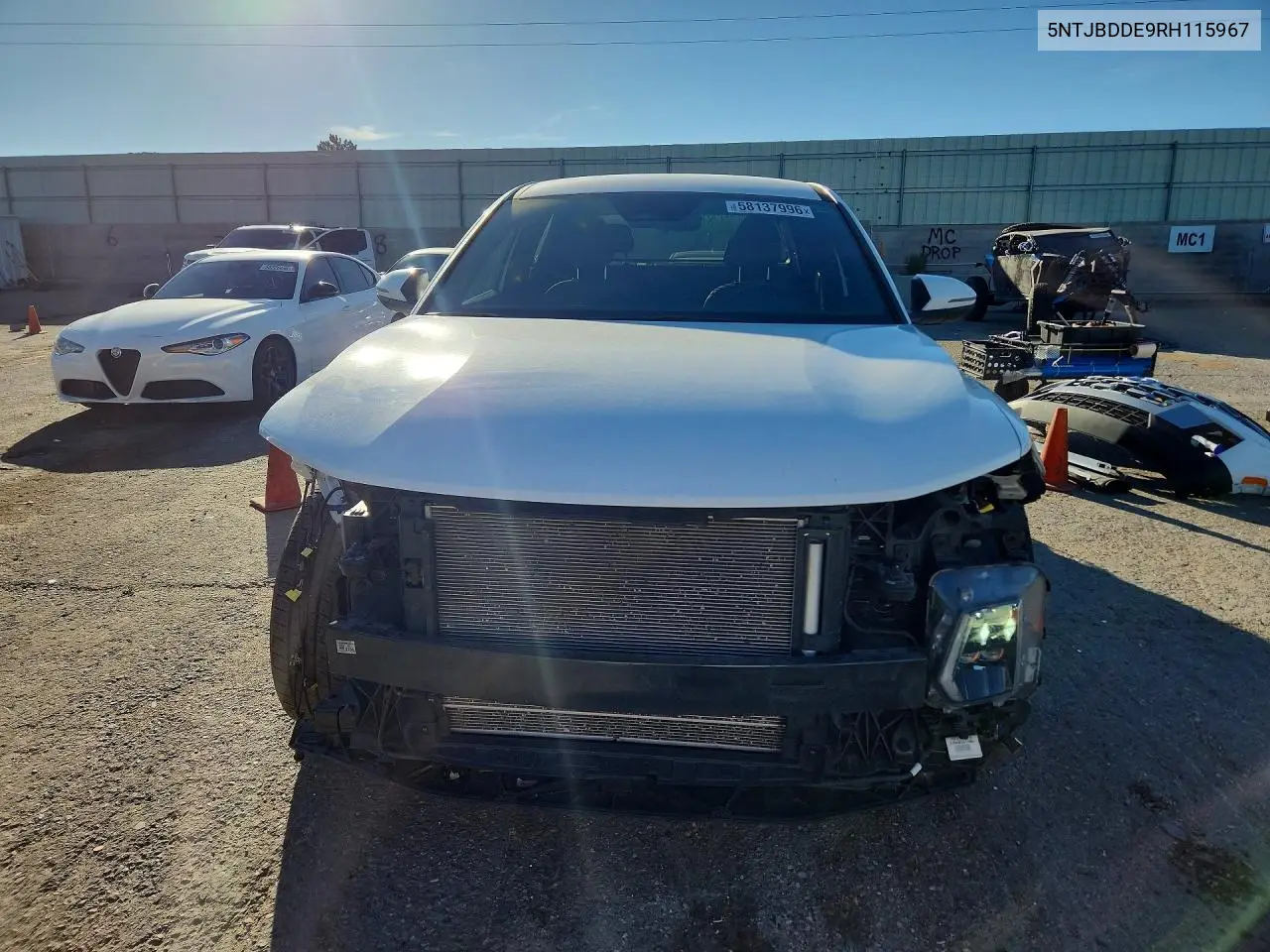 2024 Hyundai Santa Cruz Sel VIN: 5NTJBDDE9RH115967 Lot: 58137996